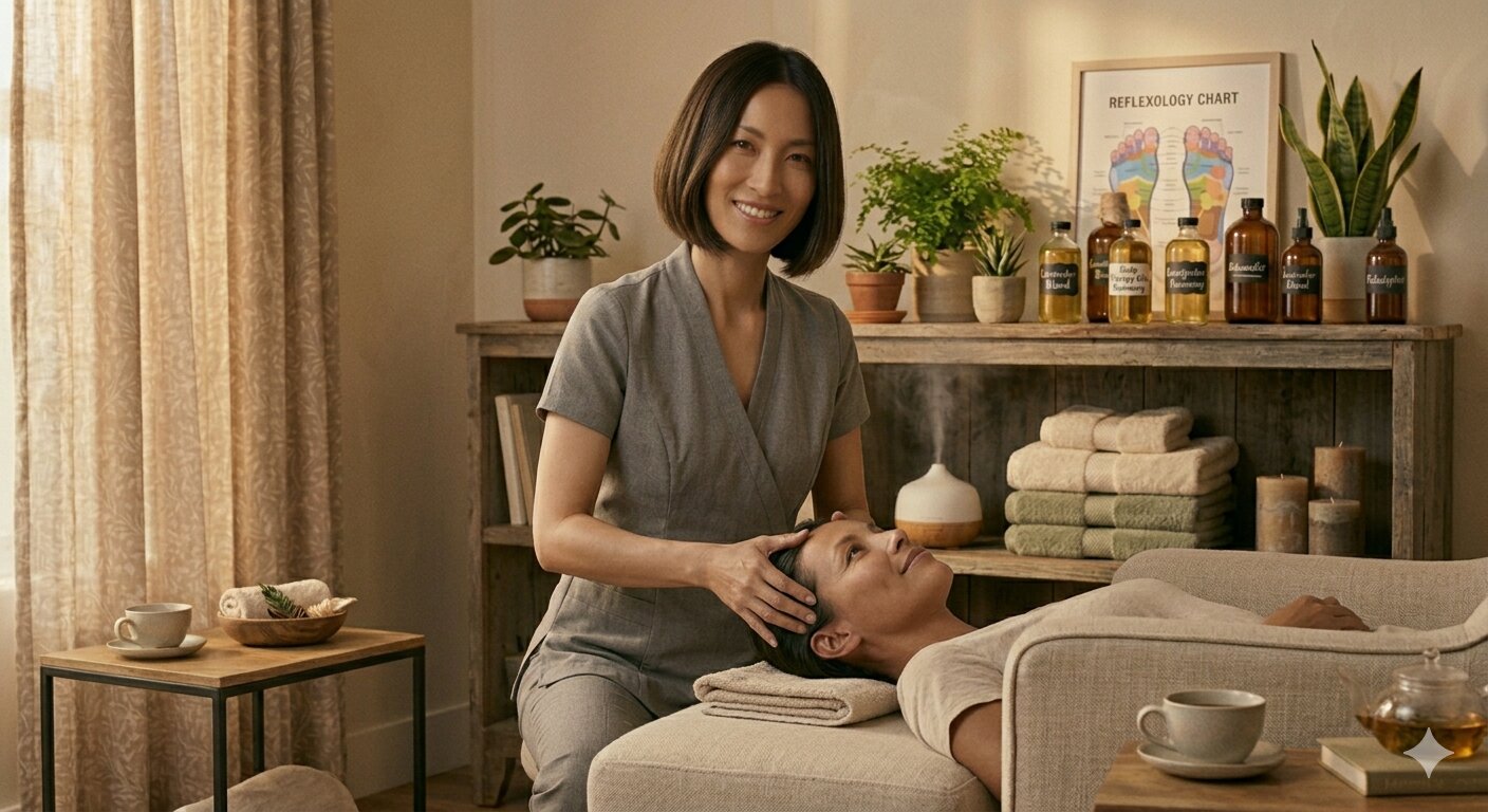 Indian head massage Champi at home in Mumbai